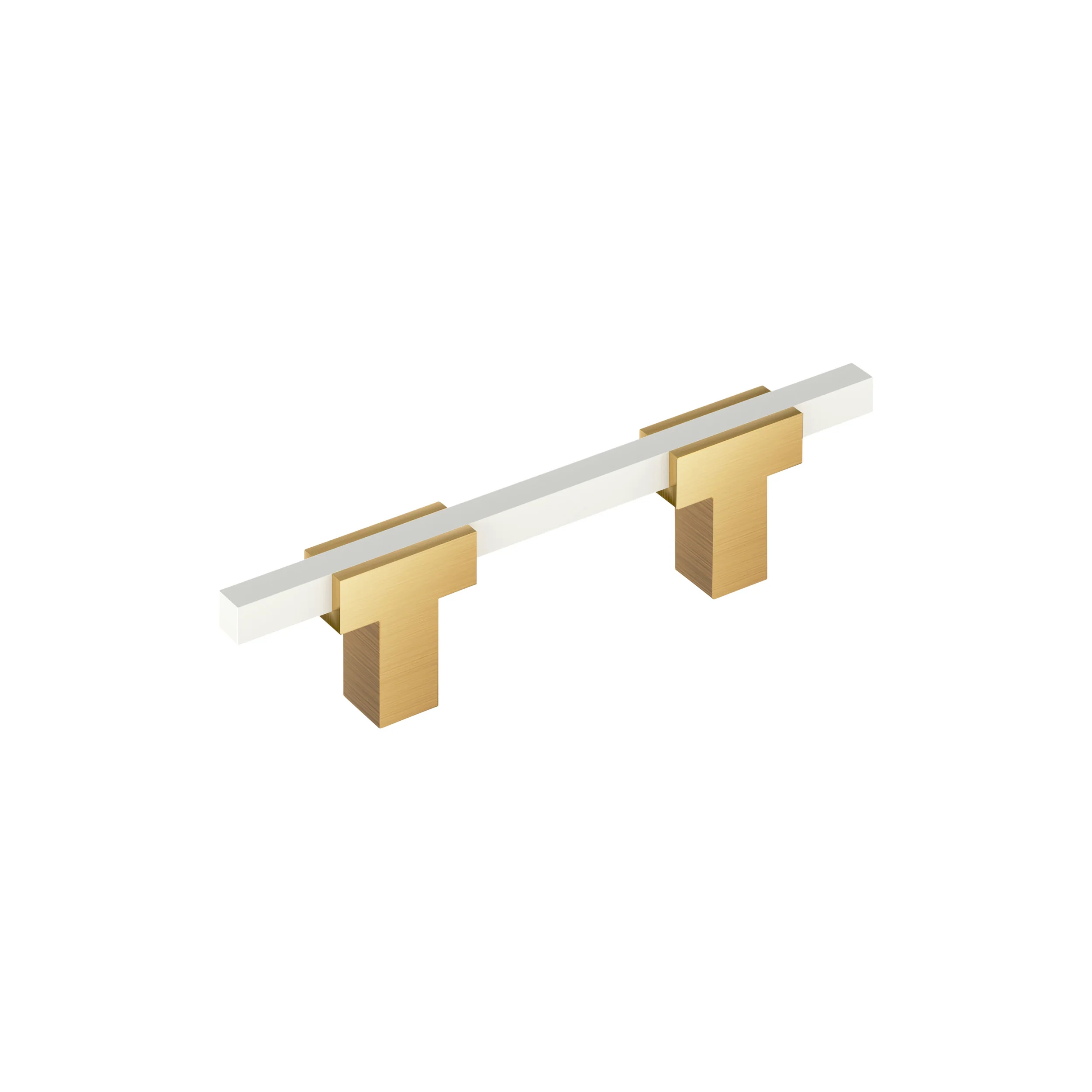 Amerock Urbanite Pull Champagne Bronze/White 3″ Center to Center