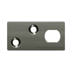 Deltana Guide Plate For 12EFB Extension Flush Bolt, Antique Nickel