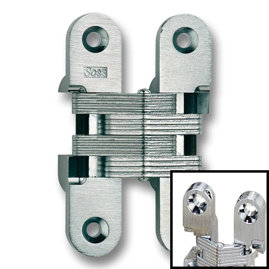 SOSS Hinge #216 4-5/8″ Over All Height, Satin Nickel