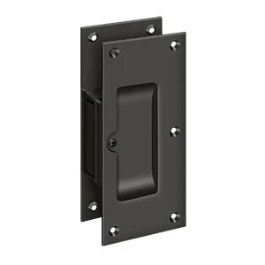 Deltana Decorative Pocket Lock Solid Brass 6″ Passage Door, Oil Rubbed Bronze, 6″