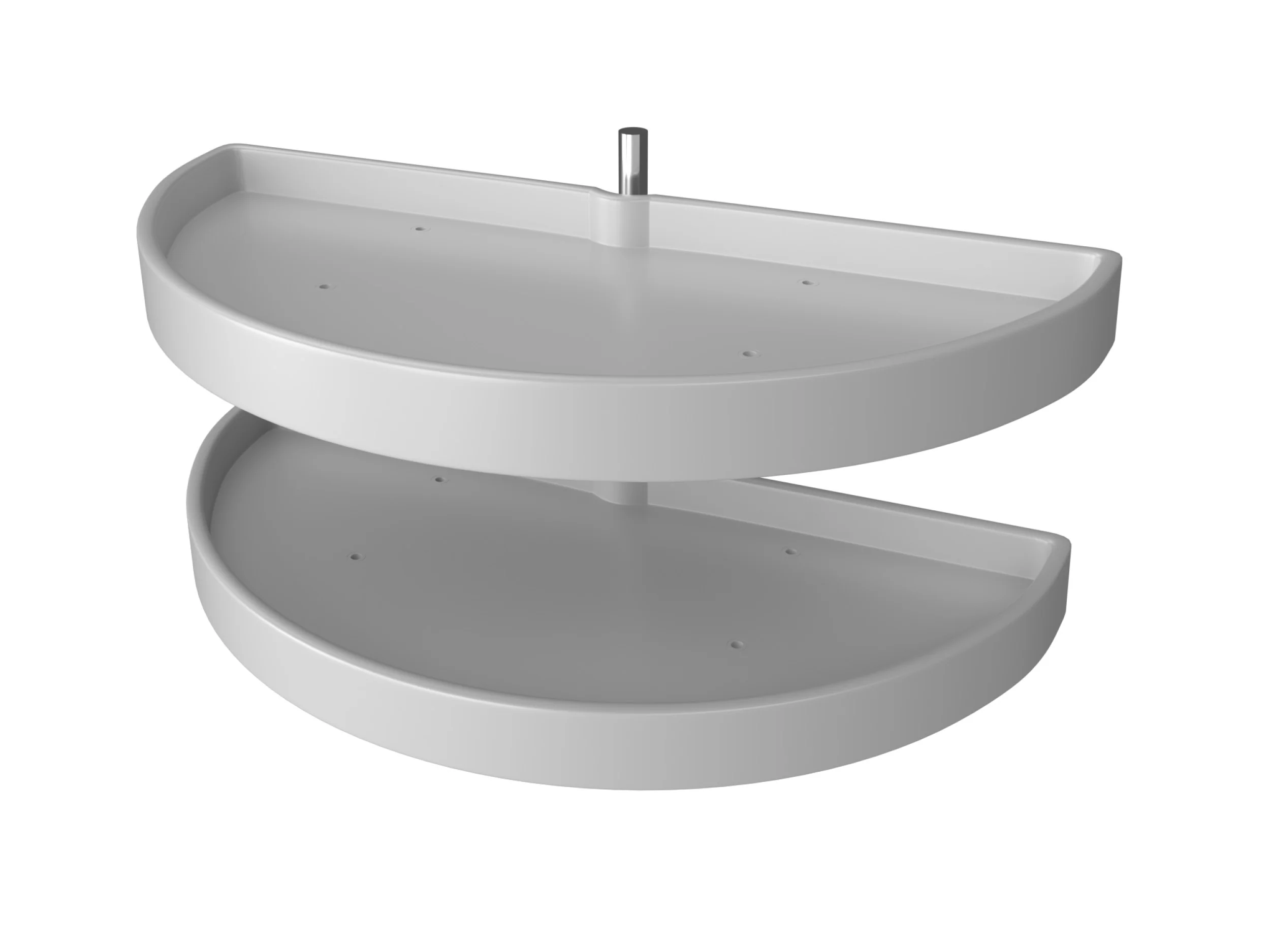 Rev-a-shelf Half Moon 2-Shelf Lazy Susan Set, 33″