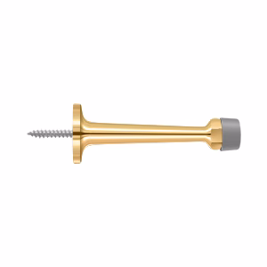 Deltana Baseboard Door Bumper Solid Brass, PVD, 3-1/4″