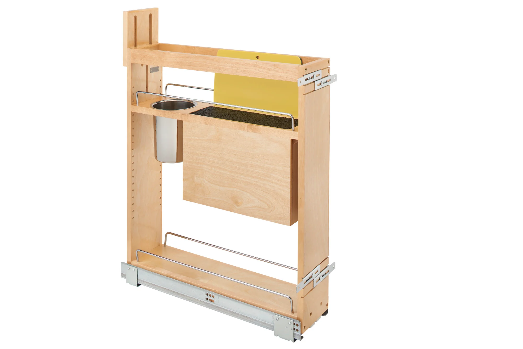 Rev-a-shelf Base Cabinet Pullout w/Knife Block & Utensil Bins