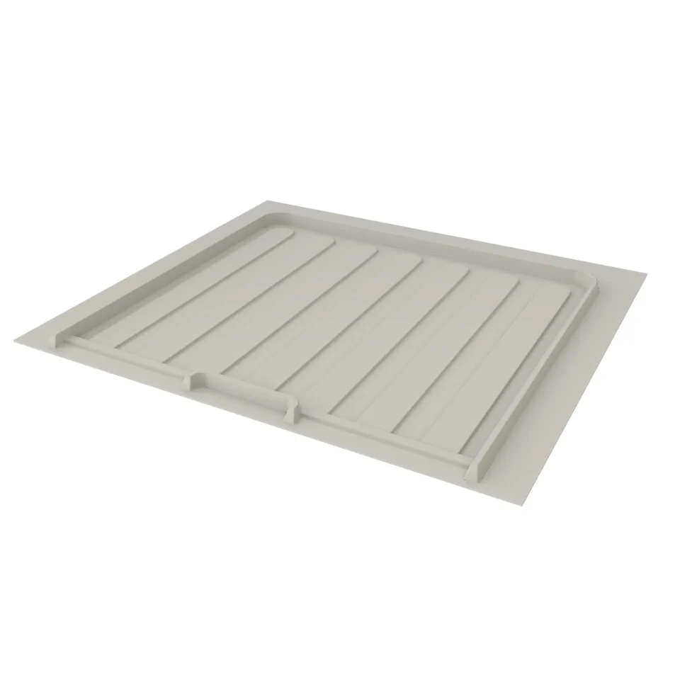 Rev-a-shelf Vanity Grey Flexible Drip Tray, 24"