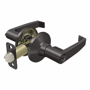Deltana Linstead Lever Non-Handed, Oil Rubbed Bronze, Entry