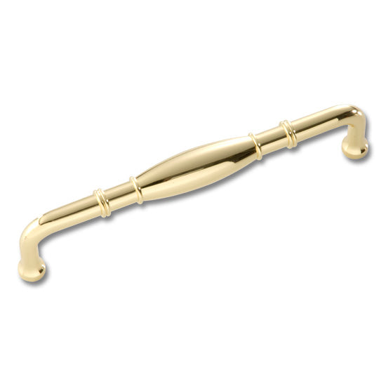 Hickory Hardware WILLIAMSBURG Pull Polished Brass 128 mm Center to Center