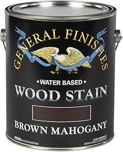 General Finishes Water Based Wood Stains, Brown Mahogany, Gallon