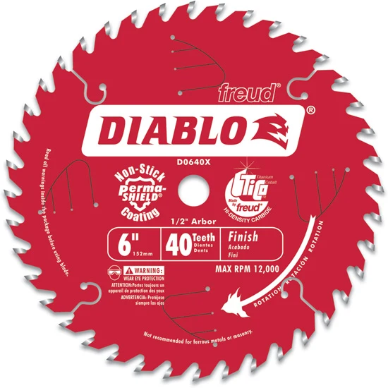 Diablo Finish Trim Saw Blade for Wood