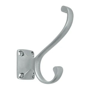 Deltana Heavy Duty Coat Hat Hook, Brushed Chrome