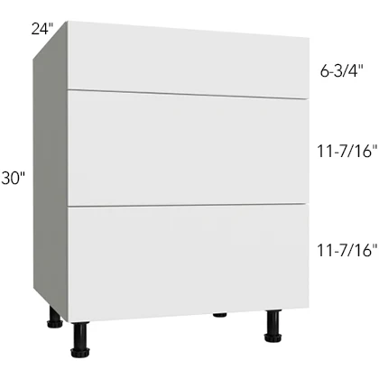 Base 3 Drawer 12 W X 34-1/2 H X 24 D – Illume Tuscany by Fabuwood