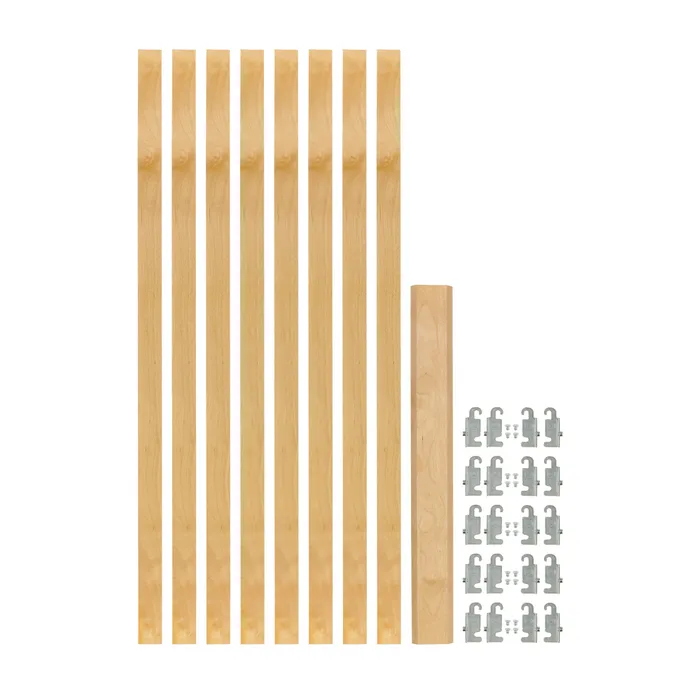 Rev-a-shelf Wood Pilaster System Pilaster Hdw Sets Included 54″ Length 1-1/8″ Width