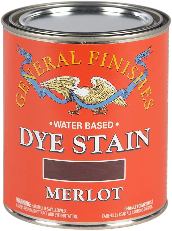 General Finishes Dye Stains, Merlot, Quart