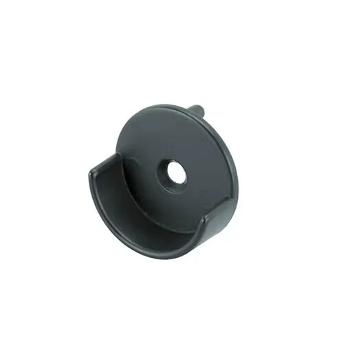 Closet Rod Support Open 1-5/16 Round With Mounting Pins, Dull Brass, Closed, Multiples of 100