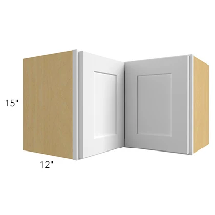 Wall Square Corner 24 W X 15 H X 12 D (Pie cut) – Fusion by Fabuwood