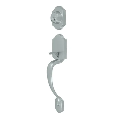 Deltana Hanover Handleset, Brushed Chrome, Entry
