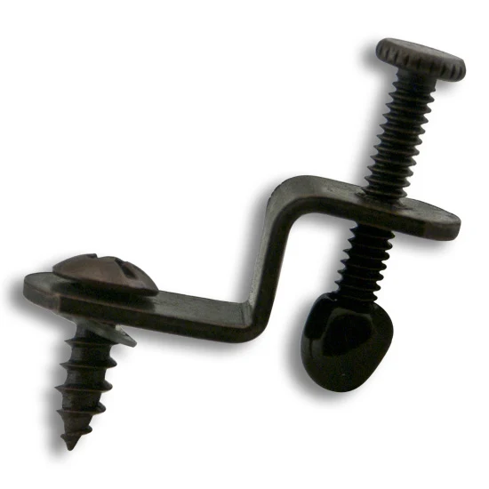 Glass Retaining Bracket Statutory Bronze, 1,000/Box Includes mounting screw