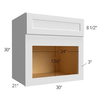Wall Microwave 30 W X 30 H X 21 D (cut out max 28-1/2 x 19-3/4) – Fusion by Fabuwood