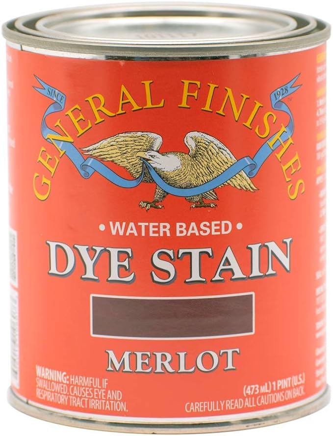 General Finishes Dye Stains, Merlot, Pint