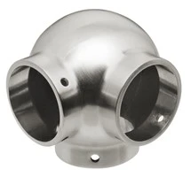 Ball Side Outlet Elbow for 1-1/2″ Tubing Satin Stainless Steel