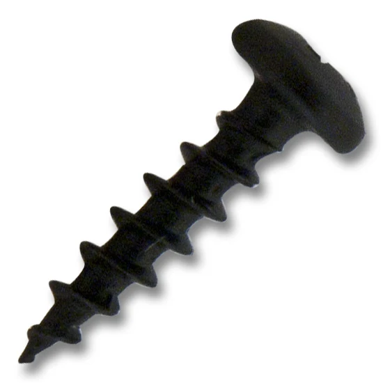 #6 Screw Pan Head #2 Phillips Coarse Thread 5/8″ Length Black, Multiples of 100