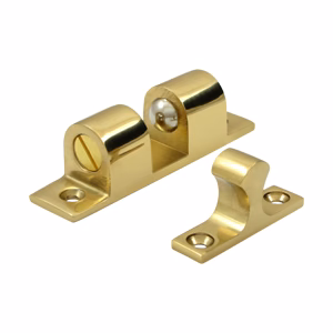 Deltana Ball Tension Catch, Polished Brass, 3″
