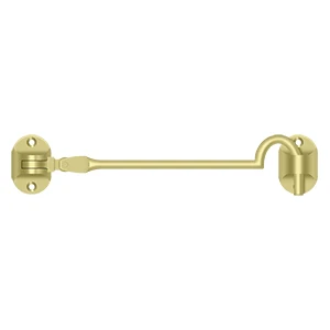 Deltana Cabin Hooks British Style, Polished Brass, 6″