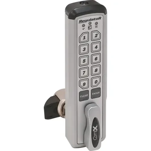 Hafele Compx Regulator Keyless Lock Standard Knob Length Horizontal Right Mounting Self-Lock