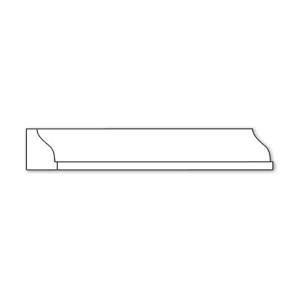 Small Scrolled Split Corbel, 3 3/4″w x 4 7/8″h x 3/4″d, 2 pair Maple