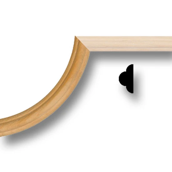 Plain Corner Moulding 1/2″ Width x 1/4 Thickness x 2-13/16″ Length