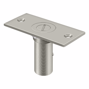 Deltana Dust Proof Strike With Safety Lock, Satin Nickel