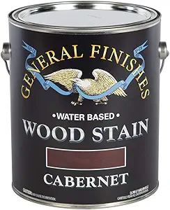 General Finishes Water Based Wood Stains, Cabernet, Gallon