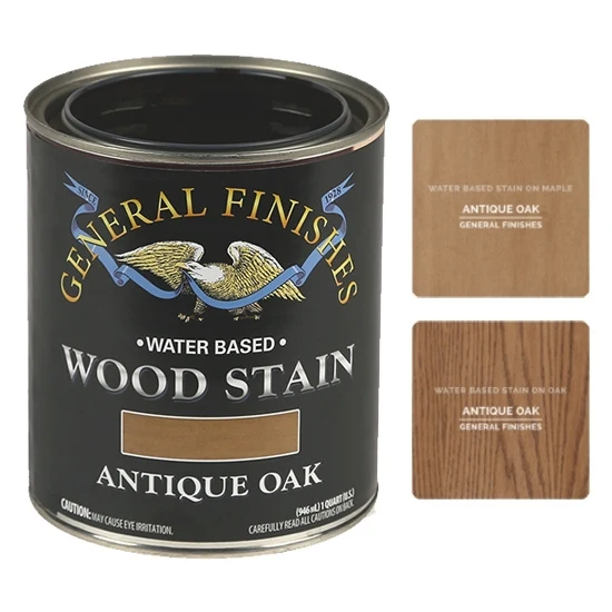 General Finishes Water Based Wood Stains, Antique Oak, Quart