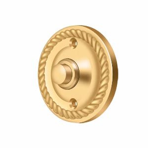 Deltana Bell Button Round 2-1/3″ Diameter PVD Rope Style