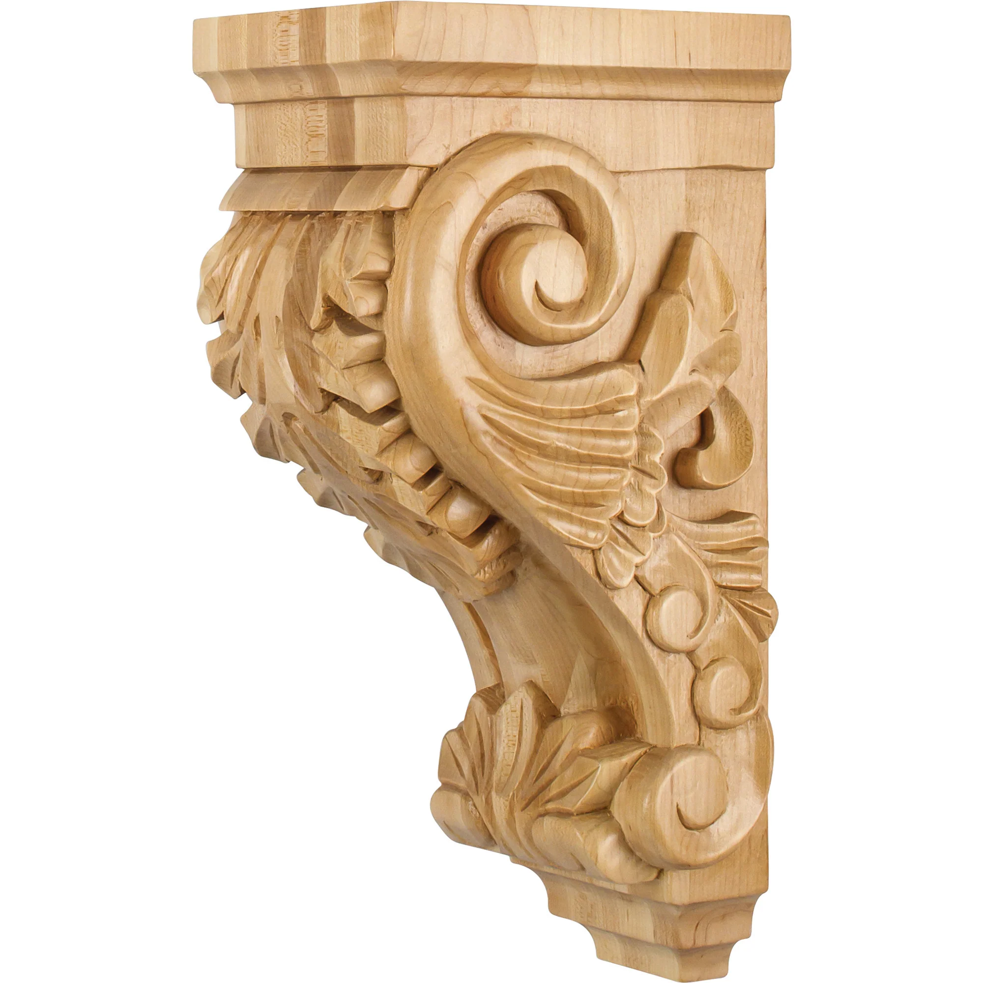 Hardware Resources Acanthus Corbel Maple 14″ Length 5″ Width