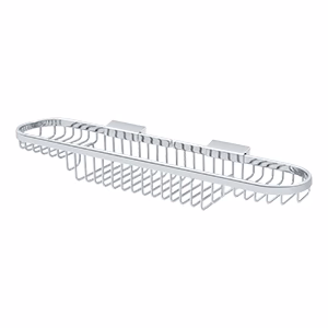 Deltana 18″ Rectangular Combo Wire Basket Chrome 18″ Length