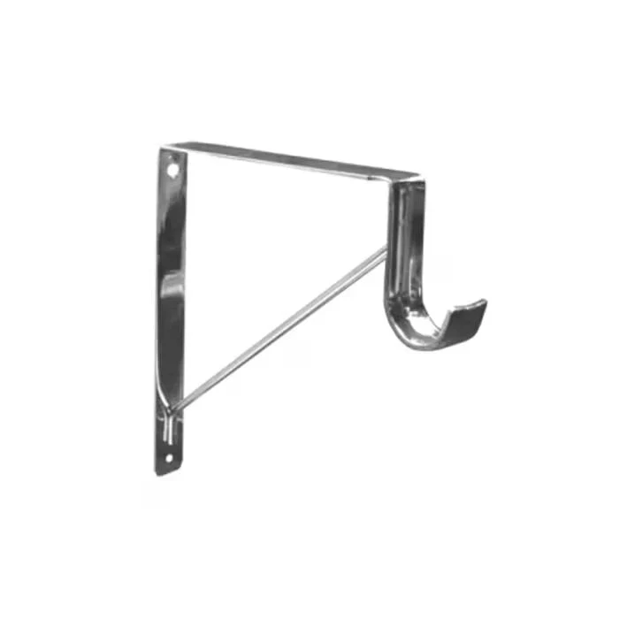 EPCO Shelf & Rod Support For 1-1/16″ Tube, Polished Chrome