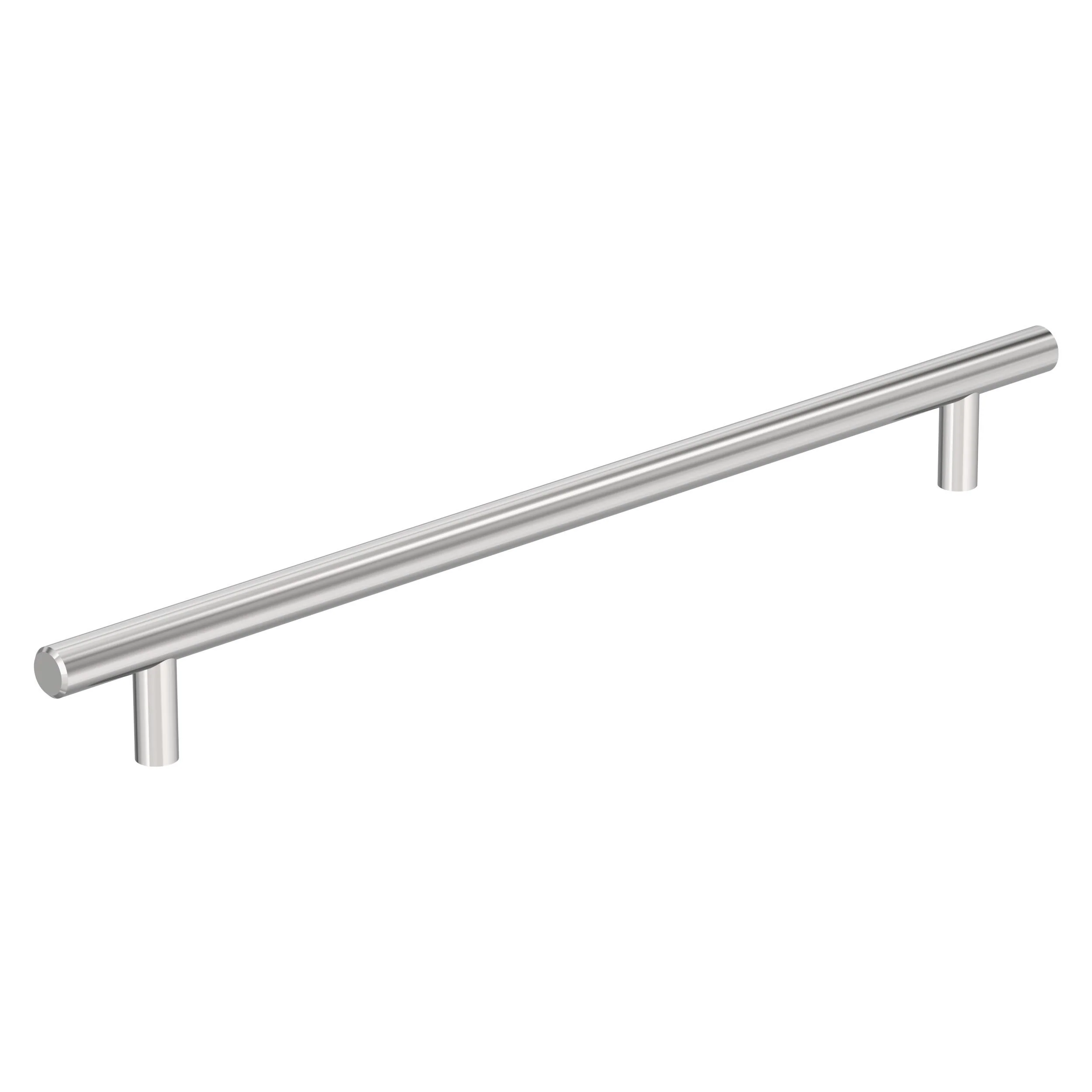 Amerock Bar Hollow Pull Polished Chrome 10-1/16" Center to Center