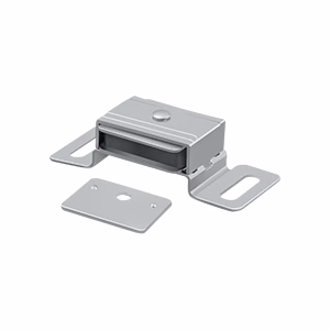 Deltana Magnetic Catch Brushed Chrome, 2-1/16'' x 11/8'' x 5/8''