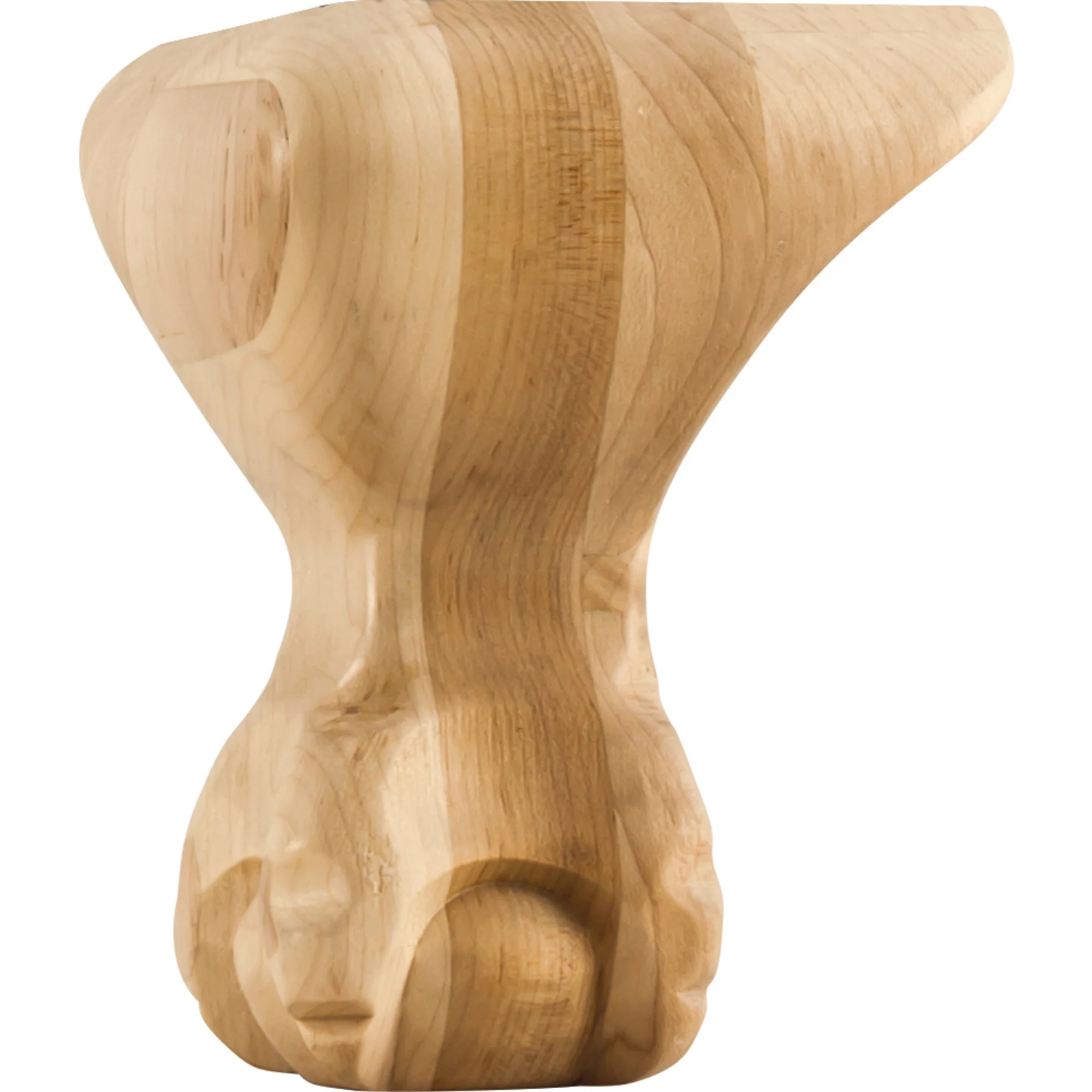 Hardware Resources Smooth Ball & Claw Leg Alder 6" Length
