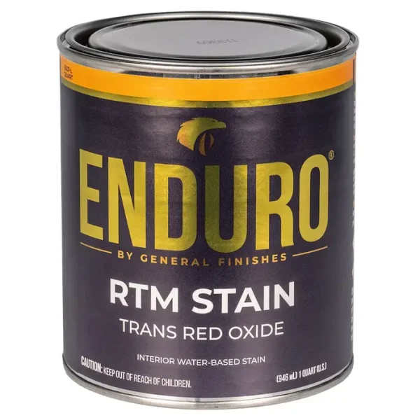 Enduro RTM Stain System, Trans Red Oxide, Quart