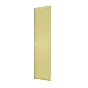 Deltana Push Plate, Polished Brass, 3-1/2″ x 15″