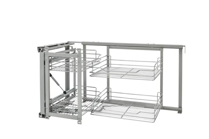 Rev-a-shelf Non-Handed Soft-Close Organizer For Blind Corner Cabinets