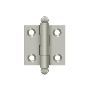 Deltana 1.5″ x 1.5″ Hinge With Ball Tips, Satin Nickel