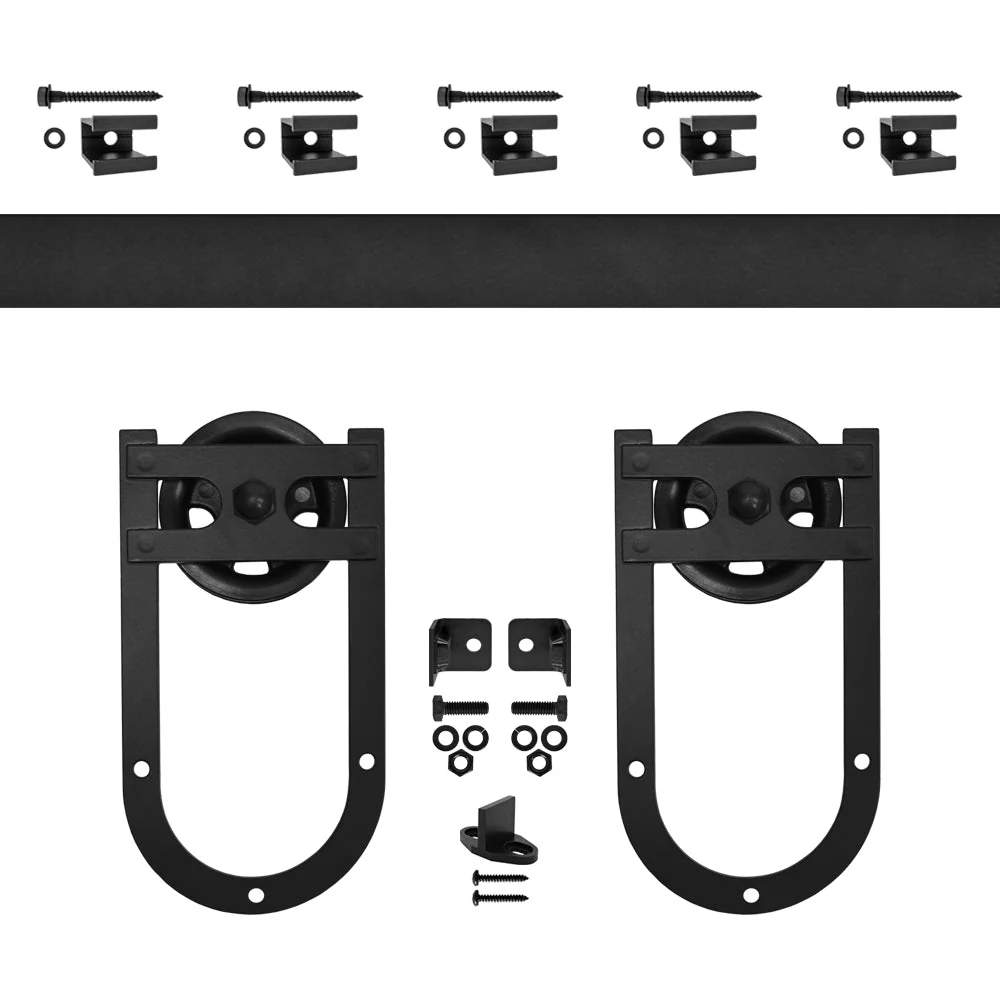 Quiet Glide Flat Rail Strap Kit With 3″ Roller, Black