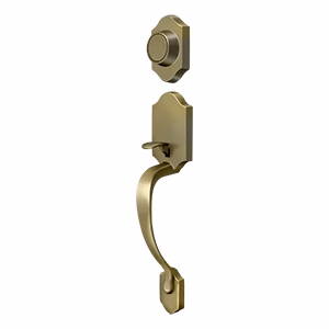 Deltana Hanover Handleset, Antique Brass, Dummy