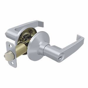 Deltana Linstead Lever Non-Handed, Brushed Chrome, Entry