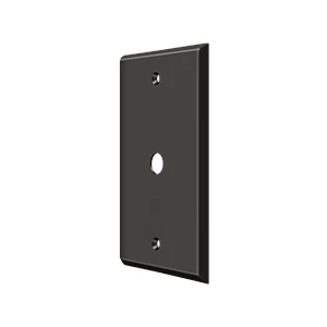 Deltana Switch Plate Cable Cover Plate, Oil Rubbed Bronze