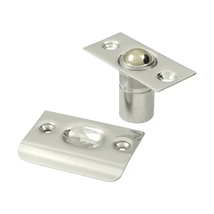 Deltana Ball Catch Packed Size 2-1/8″ x 1″ 2-1/8″ x 1-3/8″ Strike Polished Nickel Square Corners