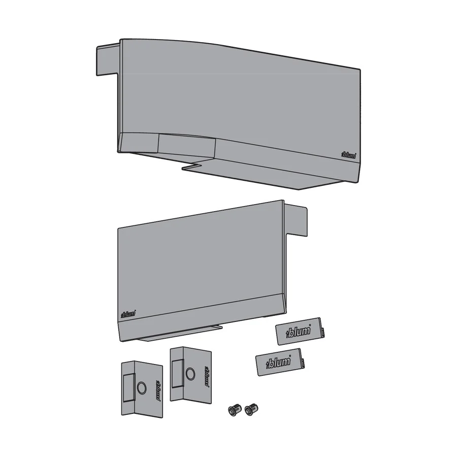 Blum Aventos Hk Top Servo-Drive Cover Set, Silk White