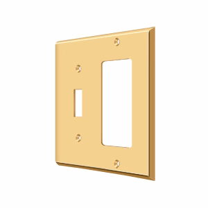 Deltana Switch Plate Switch/ Rocker PVD Single Style